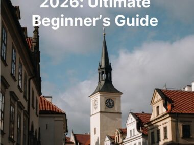 Old Town Square in Prague with historic clock tower, perfect for study abroad in Europe 2026