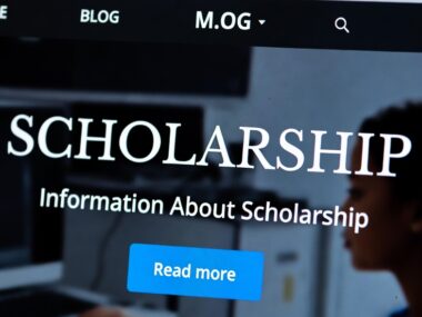 Student searching for the best scholarships for African students in 2025 on scholarsship.com website