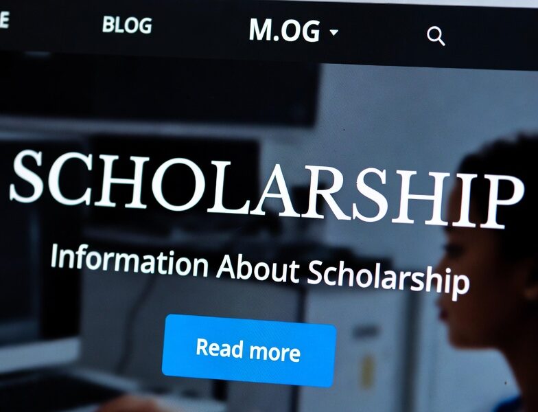 Student searching for the best scholarships for African students in 2025 on scholarsship.com website